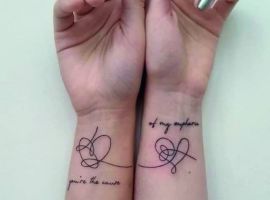 парные тату с мамой