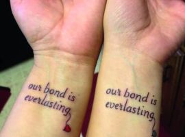 парные тату с мамой