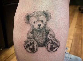 мишка тедди тату