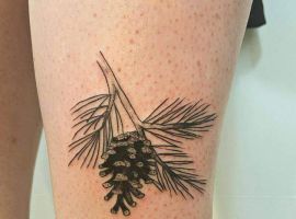 тату ель лес