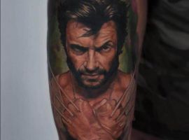 Росомаха тату реализм