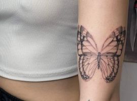 тату метелик 3д