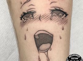 тату обличчя аніме