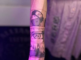 тату комікс аніме на руці