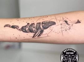 тату кит геометрія