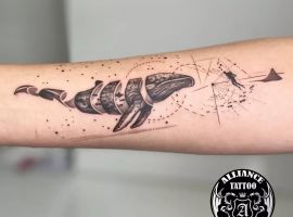 тату кит геометрія