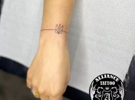 тату тризуб міні