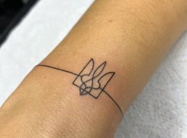 тату герб зап'ястя