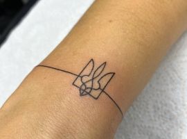 тату герб зап'ястя