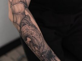 дракон рукав