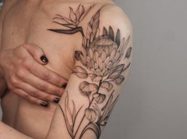 квіти на руку