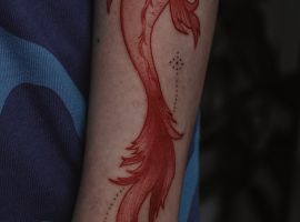 тату золота рибка