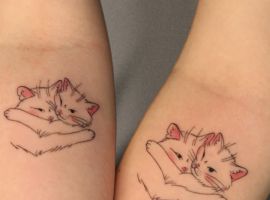 тату парні котики
