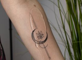 тату тризуб на руці