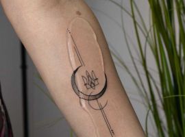 тату тризуб на руці