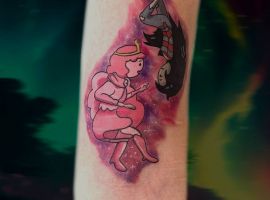 тату мультяшні персонажі кольорові