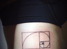 спираль Фибоначчи, золотое сечение