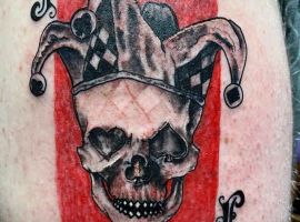 тату клоун джокер