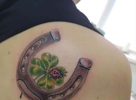 Тату удачи подкова