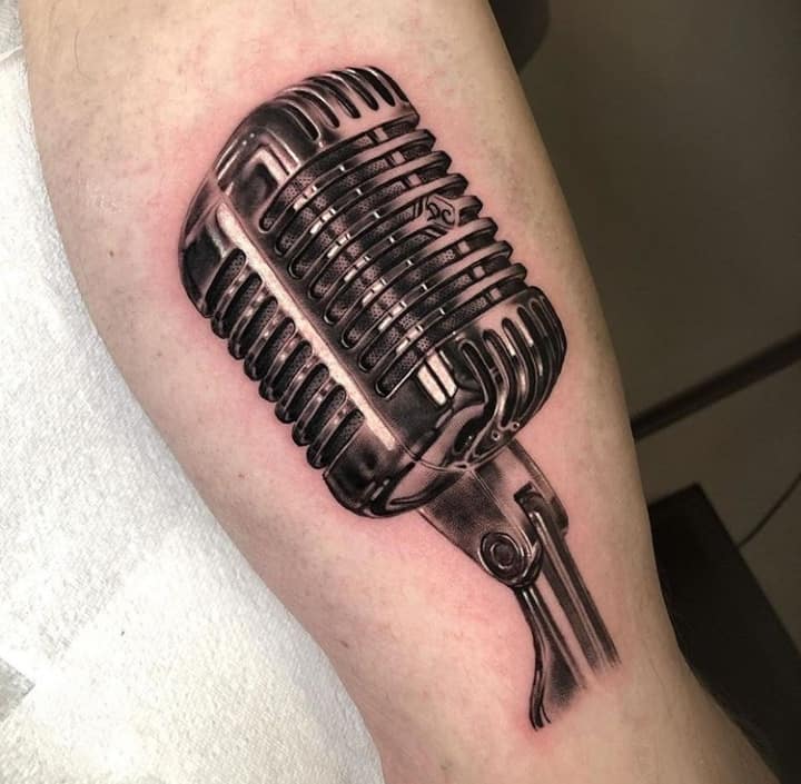 микрофон тату реал