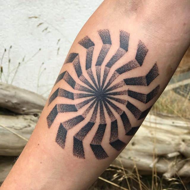 спираль-коловрат тату