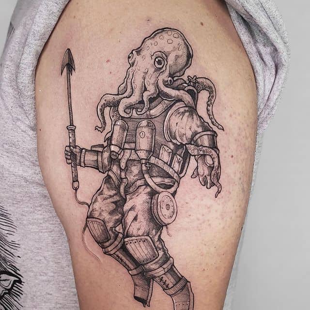 тату кальмар