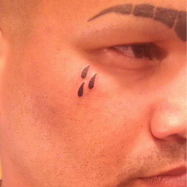 Тату три слезы